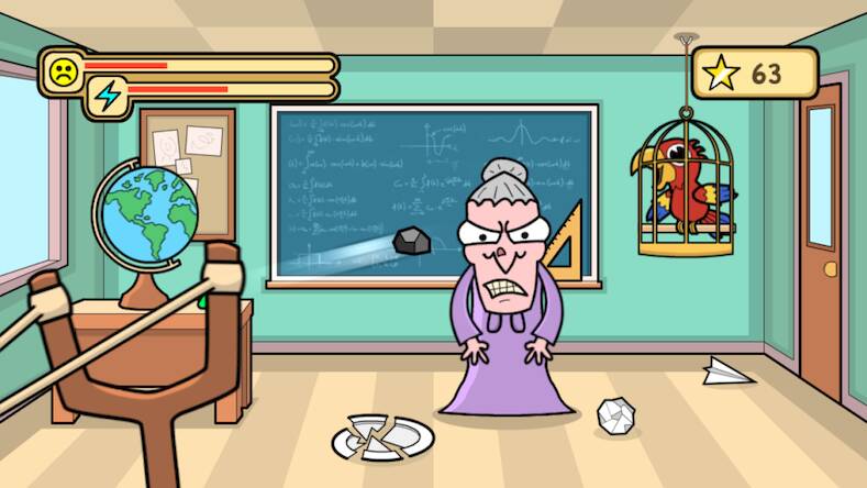 Скачать взломанную Bash the Teacher! School Prank [Много денег] MOD apk на Андроид