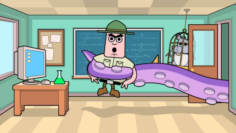 Скачать взломанную Bash the Teacher! School Prank [Много денег] MOD apk на Андроид