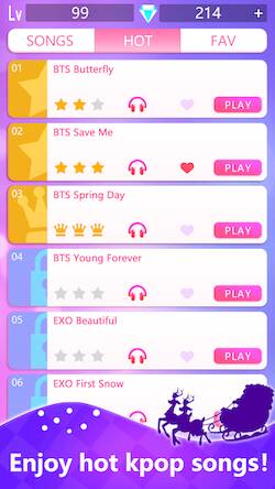 Скачать взломанную Kpop Piano Game: Color Tiles [Мод меню] MOD apk на Андроид