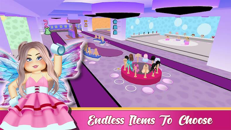 Скачать взломанную Famous Blox Fashion: Star Show [Много монет] MOD apk на Андроид