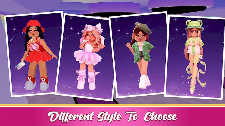 Скачать взломанную Famous Blox Fashion: Star Show [Много монет] MOD apk на Андроид