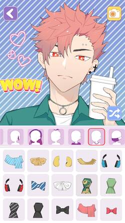 Скачать взломанную Vlinder Avatar Maker: Anime [Много денег] MOD apk на Андроид