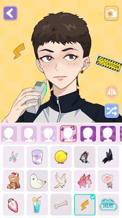 Скачать взломанную Vlinder Avatar Maker: Anime [Много денег] MOD apk на Андроид