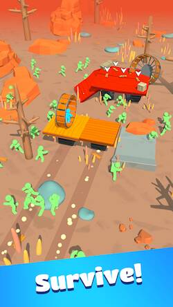 Скачать взломанную Zombie Raft [Много денег] MOD apk на Андроид