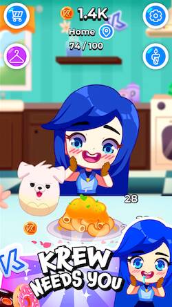 Скачать взломанную KREW EATS [Мод меню] MOD apk на Андроид