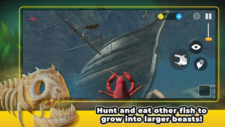 Скачать взломанную Feed and Fish Survivors [Много монет] MOD apk на Андроид