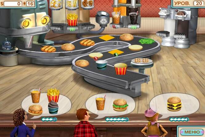 Скачать взломанную Burger Shop [Много денег] MOD apk на Андроид