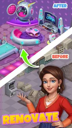 Скачать взломанную Home Restore - Block Puzzle [Много денег] MOD apk на Андроид