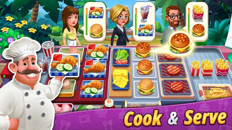 Скачать взломанную Кулинарная суперзвезда [Много денег] MOD apk на Андроид
