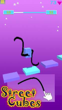 Скачать взломанную Draw street cilimber cubes [Много монет] MOD apk на Андроид