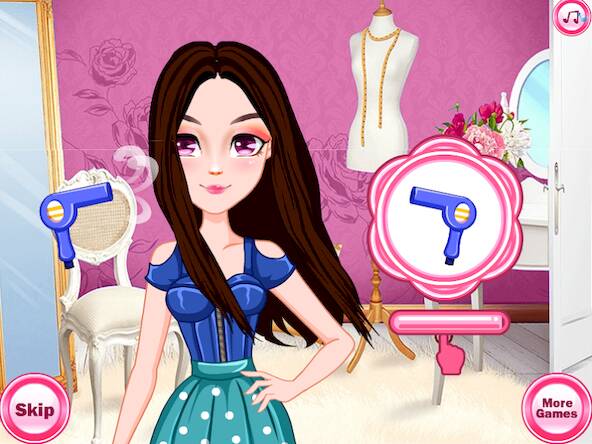 Скачать взломанную парикмахерская игр для девочек [Много монет] MOD apk на Андроид