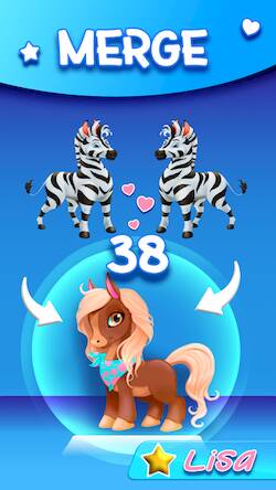 Скачать взломанную Merge Animals Zoo: Животные [Мод меню] MOD apk на Андроид