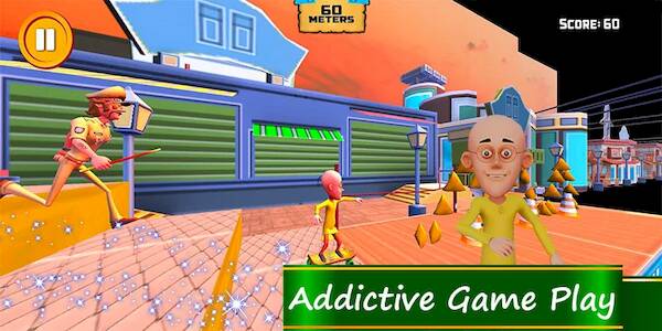Скачать взломанную Motu Patlu Super Hero Skater [Мод меню] MOD apk на Андроид