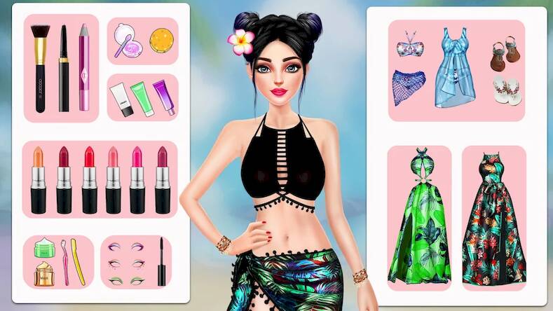 Скачать взломанную Dress up and Makeup: DIY Games [Много монет] MOD apk на Андроид