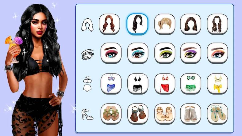 Скачать взломанную Dress up and Makeup: DIY Games [Много монет] MOD apk на Андроид