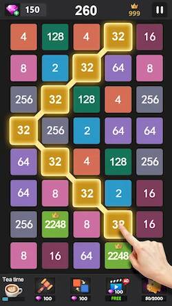 Скачать взломанную 2248-2048 головоломки [Мод меню] MOD apk на Андроид