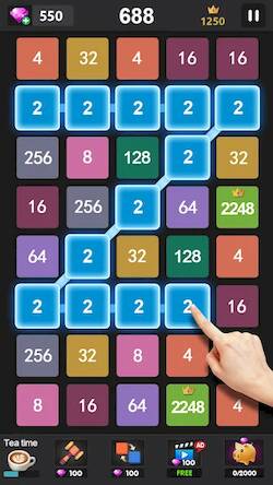 Скачать взломанную 2248-2048 головоломки [Мод меню] MOD apk на Андроид