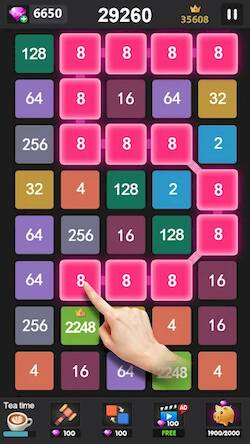 Скачать взломанную 2248-2048 головоломки [Мод меню] MOD apk на Андроид