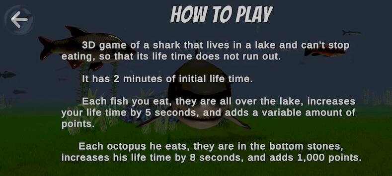 Скачать взломанную Shark Lake 3D [Много монет] MOD apk на Андроид
