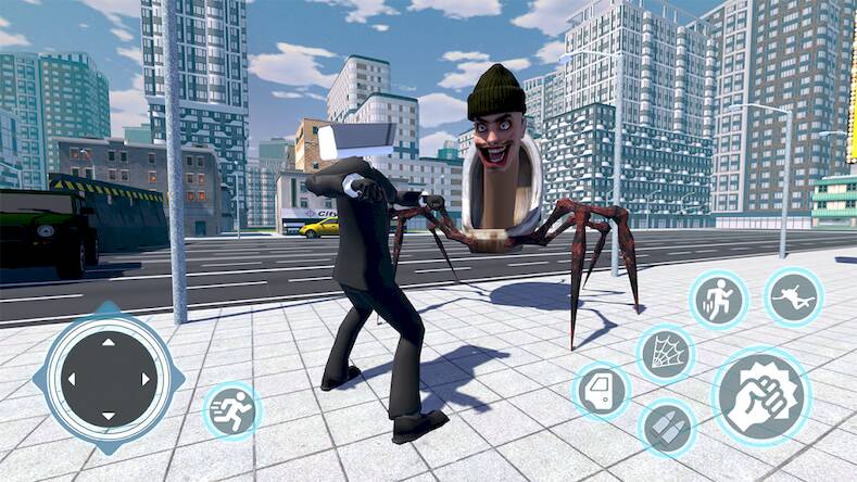 Скачать взломанную GT Skibd Toilet Gangster Fight [Мод меню] MOD apk на Андроид