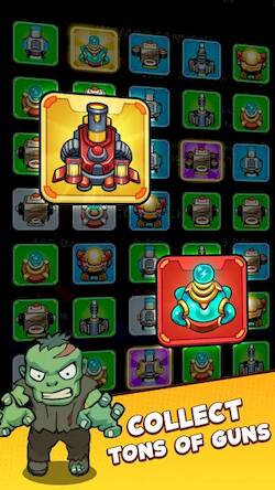 Скачать взломанную Merge Cannon - Idle zombie war [Много денег] MOD apk на Андроид