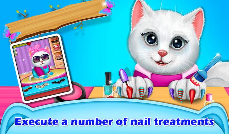 Скачать взломанную My Kitty Salon Makeover Games [Мод меню] MOD apk на Андроид