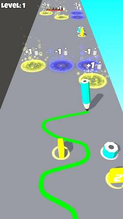 Скачать взломанную Hyper pencil race [Бесплатные покупки] MOD apk на Андроид