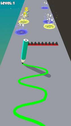 Скачать взломанную Hyper pencil race [Бесплатные покупки] MOD apk на Андроид