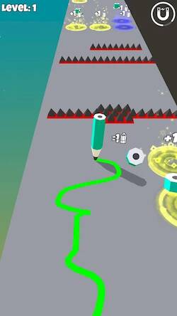Скачать взломанную Hyper pencil race [Бесплатные покупки] MOD apk на Андроид