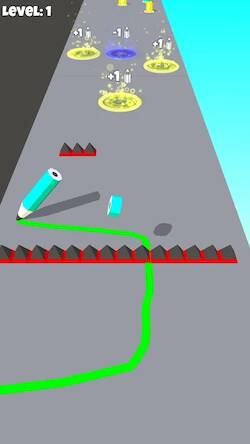 Скачать взломанную Hyper pencil race [Бесплатные покупки] MOD apk на Андроид