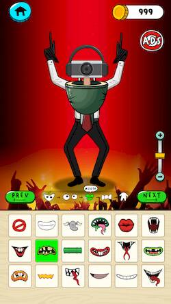 Скачать взломанную Mix Head Monsters: Makeover [Бесплатные покупки] MOD apk на Андроид