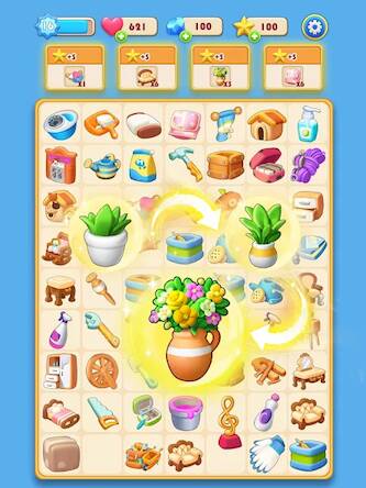 Скачать взломанную Decor Merge - Fashion Renovate [Много денег] MOD apk на Андроид