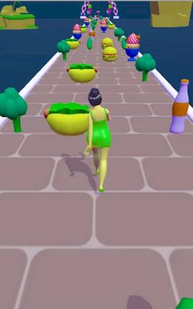 Скачать взломанную Body Twerk Run Race Game [Много монет] MOD apk на Андроид