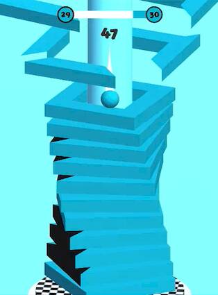 Скачать взломанную Drop Stack Ball - Crash Ball [Бесплатные покупки] MOD apk на Андроид