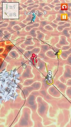 Скачать взломанную Saw Ground.io [Много монет] MOD apk на Андроид