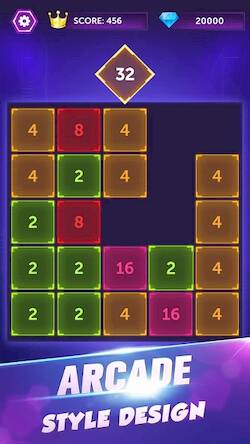 Скачать взломанную Diamond Magic 2048 [Мод меню] MOD apk на Андроид
