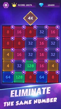 Скачать взломанную Diamond Magic 2048 [Мод меню] MOD apk на Андроид