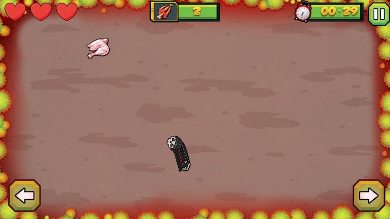 Скачать взломанную The Snake Skeletone Worms Game [Много денег] MOD apk на Андроид
