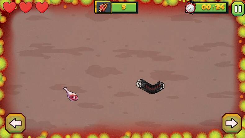 Скачать взломанную The Snake Skeletone Worms Game [Много денег] MOD apk на Андроид