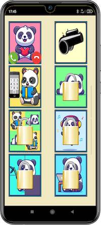 Скачать взломанную Fake Call Panda Game [Бесплатные покупки] MOD apk на Андроид
