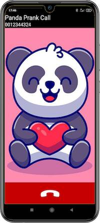 Скачать взломанную Fake Call Panda Game [Бесплатные покупки] MOD apk на Андроид