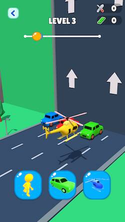Скачать взломанную Shape Change - Transform Race [Много денег] MOD apk на Андроид
