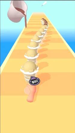 Скачать взломанную Icecream Stack [Много денег] MOD apk на Андроид