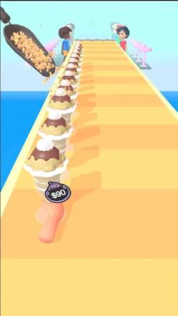 Скачать взломанную Icecream Stack [Много денег] MOD apk на Андроид