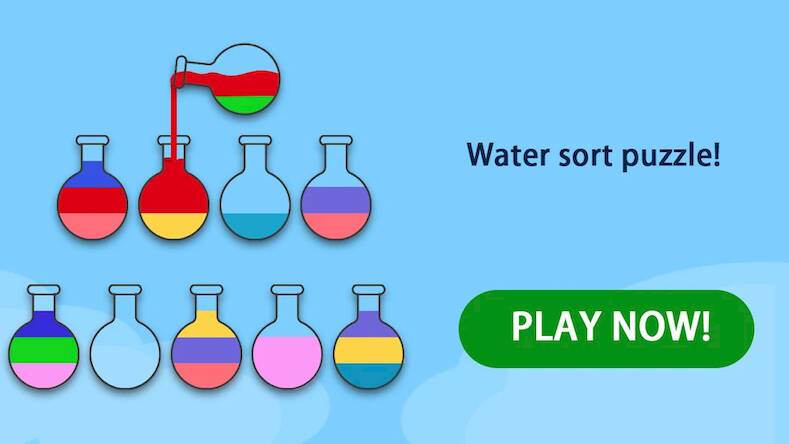 Скачать взломанную Sort Puzzle-акварельный пазл [Мод меню] MOD apk на Андроид