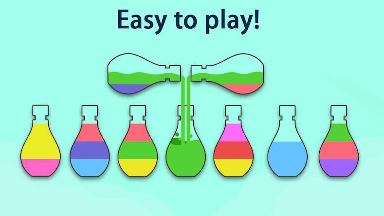 Скачать взломанную Sort Puzzle-акварельный пазл [Мод меню] MOD apk на Андроид