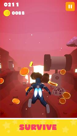 Скачать взломанную Mars Explorer: Infinite Run [Бесплатные покупки] MOD apk на Андроид