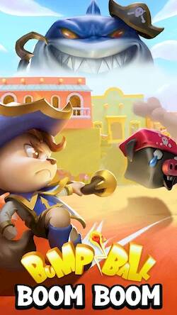Скачать взломанную Bump Ball:Ad-only version [Много денег] MOD apk на Андроид