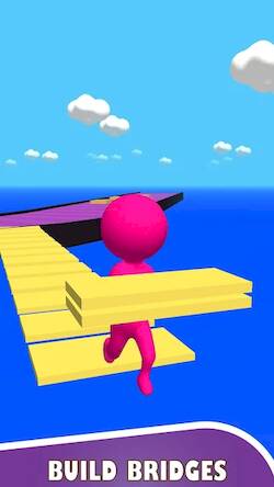 Скачать взломанную Stack Run Shortcut Race [Много монет] MOD apk на Андроид
