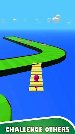 Скачать взломанную Stack Run Shortcut Race [Много монет] MOD apk на Андроид